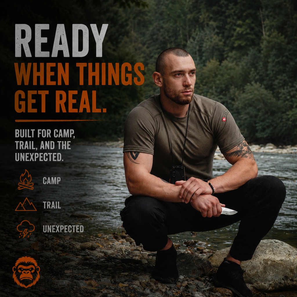 "THE REDLINE" FULL TANG SURVIVAL NECK KNIFE WITH G10 HANDLE