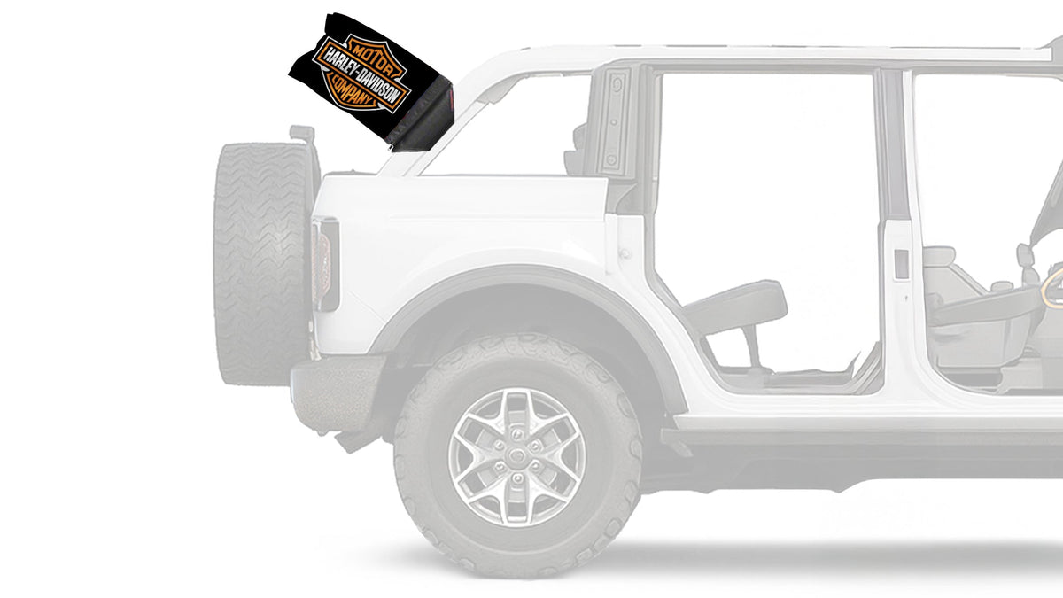 Harley Davidson 12"x18" Forever Wave Flag for Bronco