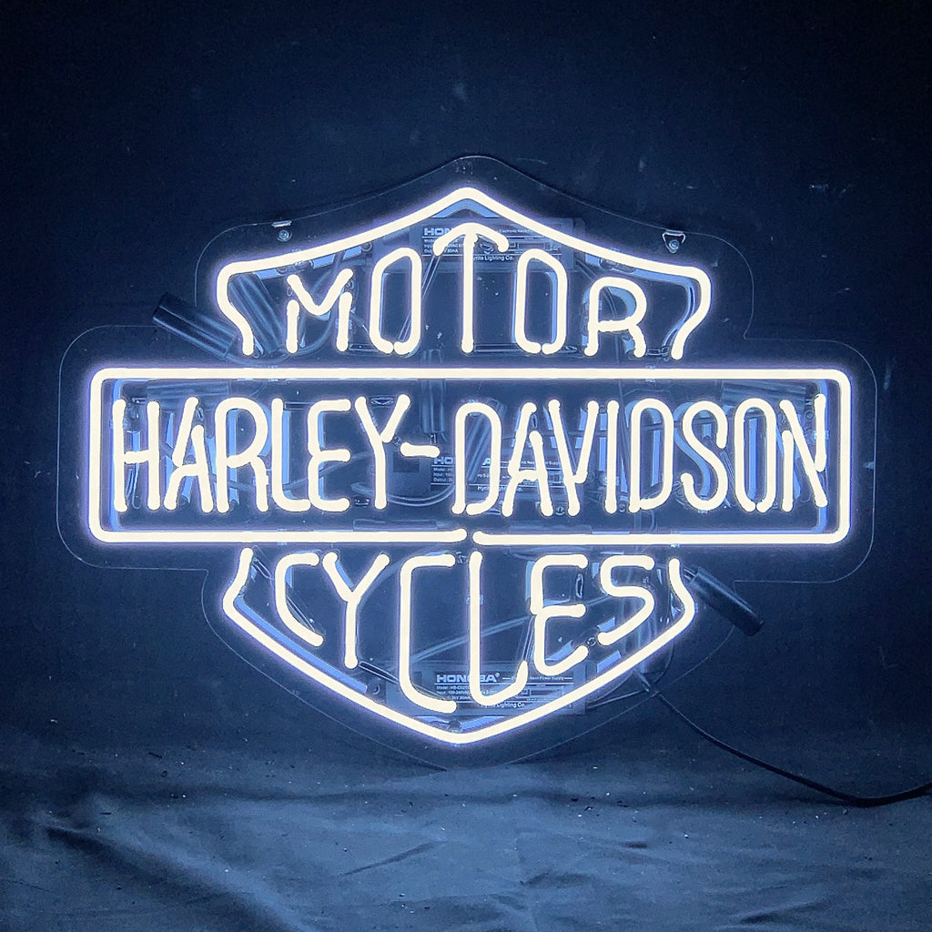 Harley Davidson Motorcycle Neon Light
