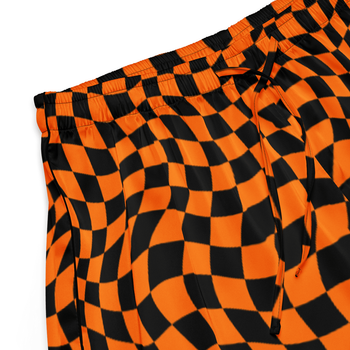 October Tiles Checkered Silky Pajama Shorts